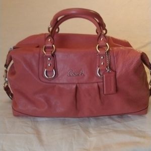 Vintage Coach Coral 1949 Ashley Satchel #15447